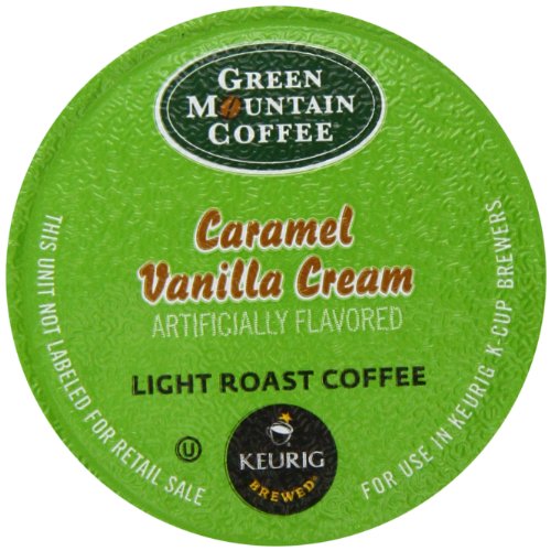 Green Mountain Coffee Caramel Vanilla Cream,  K-Cup Portion Pack for Keurig K-Cup Brewers, 24-Count