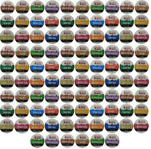 96 Pack Beantown Roasters 12 Assorted Roasted Coffees Variety Pack Sampler Coffee K-Cups for Single-Serve Cups, Keurig K-Cups and Compatible K-Cup Brewers 96 Count