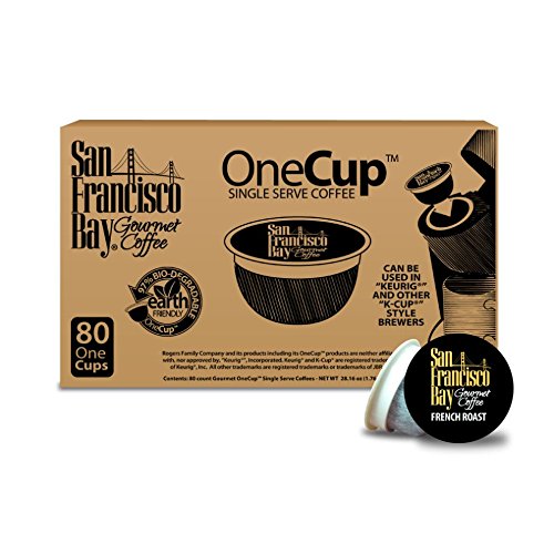 San Francisco Bay OneCup, French Roast, 80 Single Serve Coffees