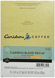 Caribou Coffee, Caribou Blend Decaf, K-Cup Portion Pack for Keurig K-Cup Brewers, 24-Count