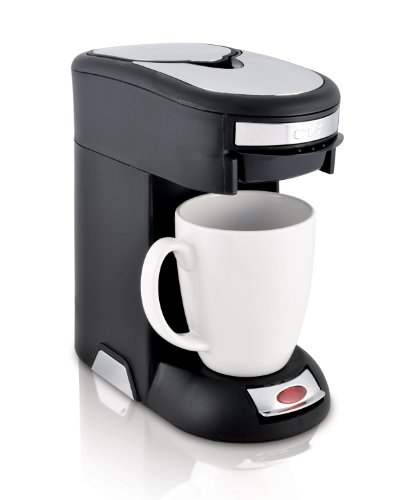 Café Valet Black/Silver Single Serve Coffee Brewer, Exclusively for use with Café Valet Coffee Packs