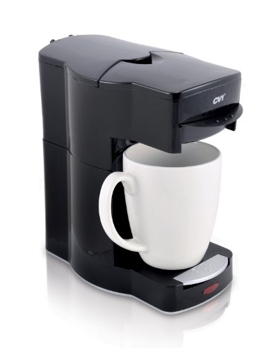 Café Valet Black Single Serve Coffee Brewer, Exclusively for use with Café Valet Coffee Packs