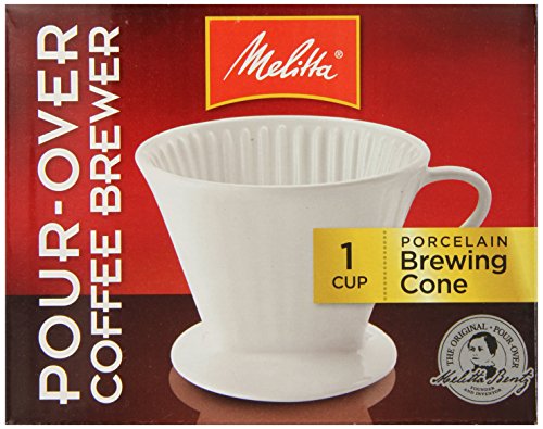 Porcelain 2 Cone Brewer Coffee Maker
