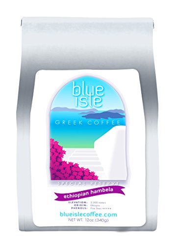 Blue Isle Coffee – Special Reserve Ethiopia HAMBELA, Whole Bean 12oz