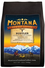 Montana Cowboy Coffee – RUSTLER, Whole Bean 12oz