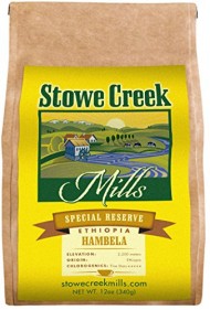 Stowe Creek Mills ETHIOPIA HAMBELLA Special Reserve, Scientifically selected and roasted – whole bean – 12oz