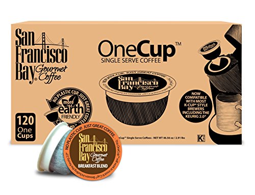 San Francisco Bay OneCup, Breakfast Blend, 120 Single Serve Coffees