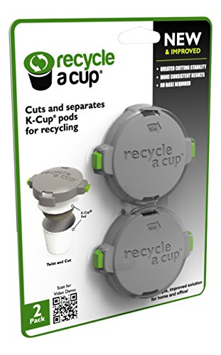 Medelco Recycle A Cup Cutter for K-Cup Pods, Gray