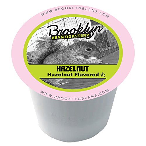 Brooklyn Beans Hazelnut Coffee, Single-cup coffee for Keurig K-Cup Brewers, 40-count