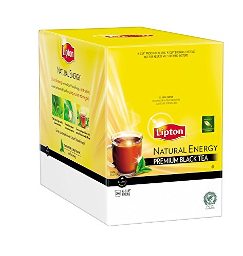 Lipton K-Cup Portion Pack for Keurig Brewers, Natural Energy Tea, 24 Count