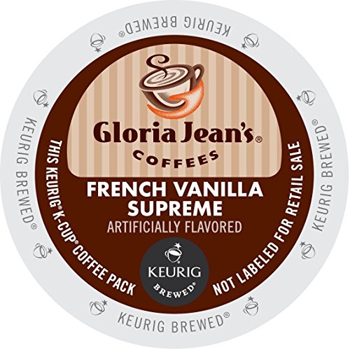 Gloria Jean’s Coffees, French Vanilla Supreme K-Cup Portion Pack for Keurig Brewers 24-Count