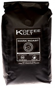 Koffee Kult Coffee Beans Dark Roasted – Highest Quality Delicious Organic Sourced Fair Trade – Whole Bean Coffee – Fresh Gourmet Aromatic Artisan Blend – 2 Lb Bag