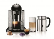 Nespresso VertuoLine Coffee and Espresso Maker with Aeroccino Plus Milk Frother, Black