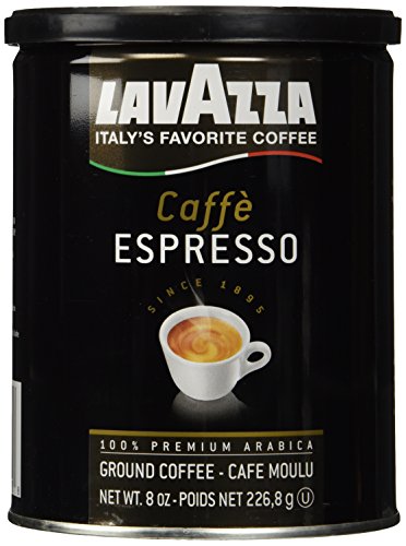 Lavazza Caffe Espresso Ground Coffee, Medium 8 oz