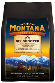 Montana Cowboy Coffee – SIX-SHOOTER, Whole Bean 12oz