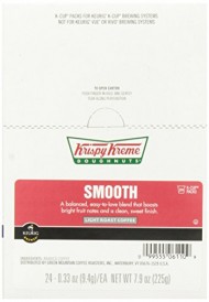 Krispy Kreme Smooth Coffee Keurig K-Cup Brewers, 24 Count