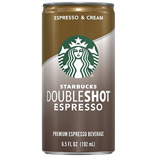 Starbucks Doubleshot, Espresso + Cream, 6.5 Ounce, 12 Pack