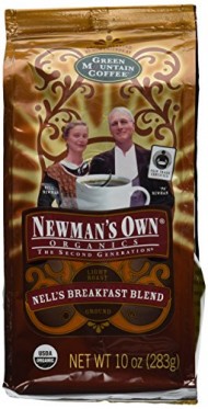 Newman’s Own Coffee Nell’s Breakfast Blend Ground, 10-Ounce Bags (Pack of 2)